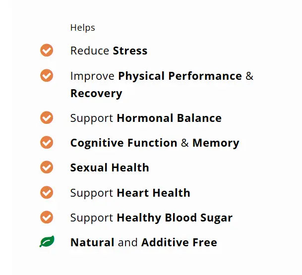 The key benefits of Ashwagandha 60/120 Capsules