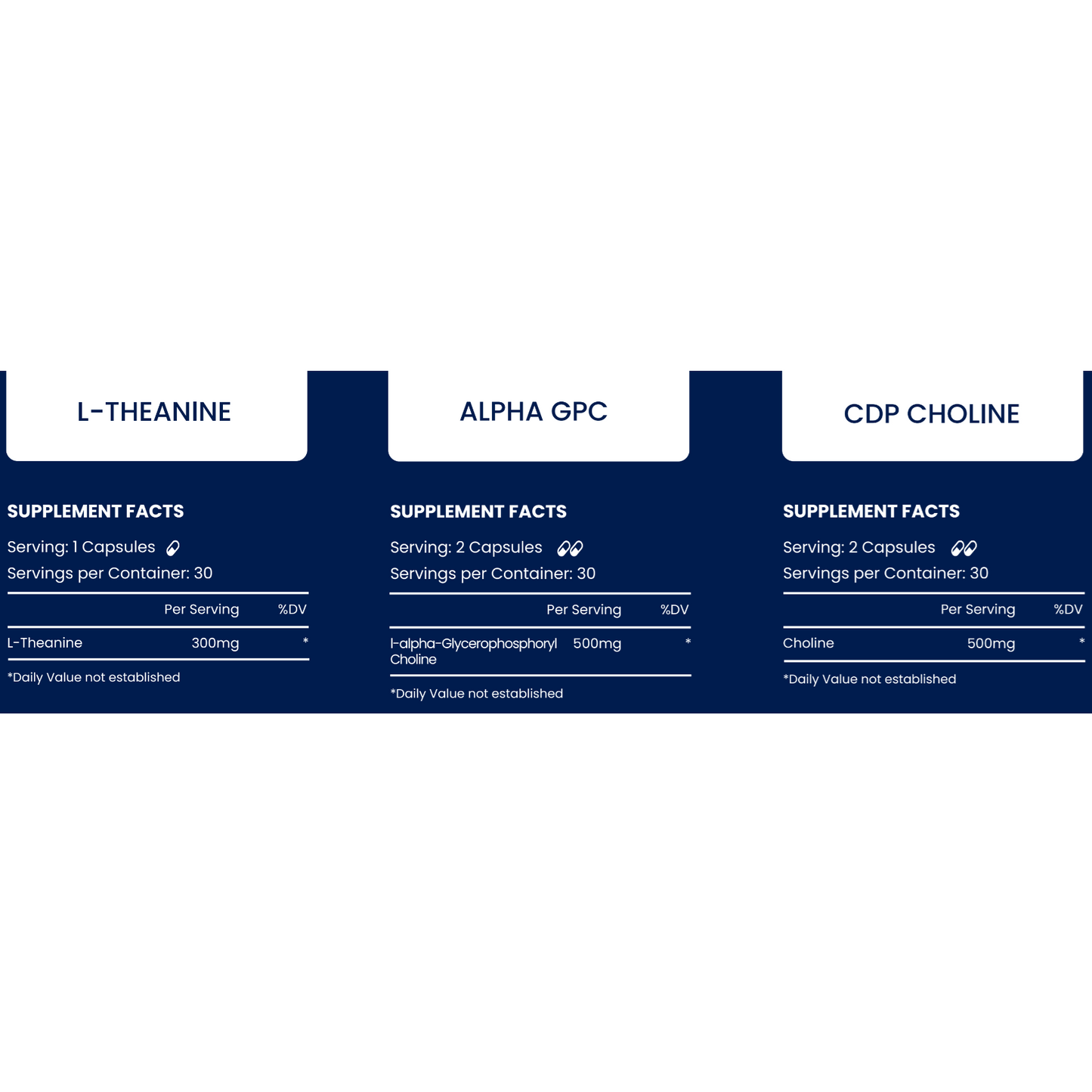 Ultimate Cognitive Wellness bundle of supplements leaflet