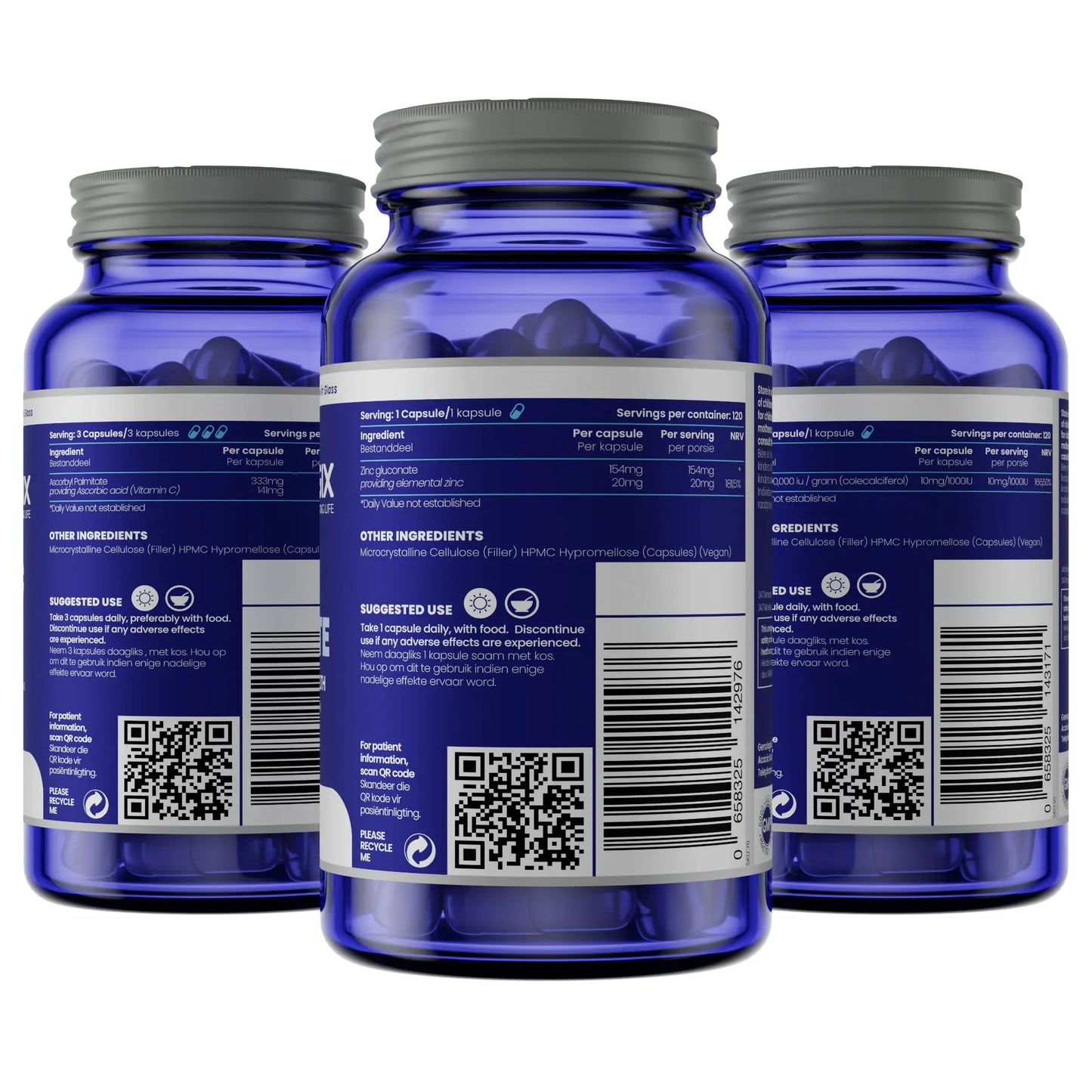 Immunity Bundle (Vitamin C Ester, Zinc and Vitamin D3) Genologix