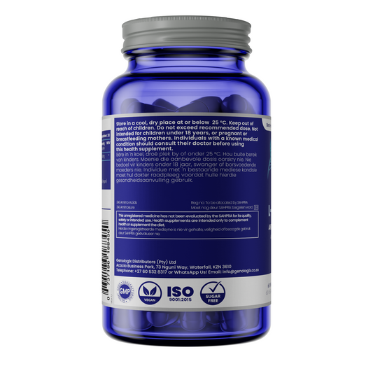 Supplement details and ingredients o L-Glutathione 500mg capsules