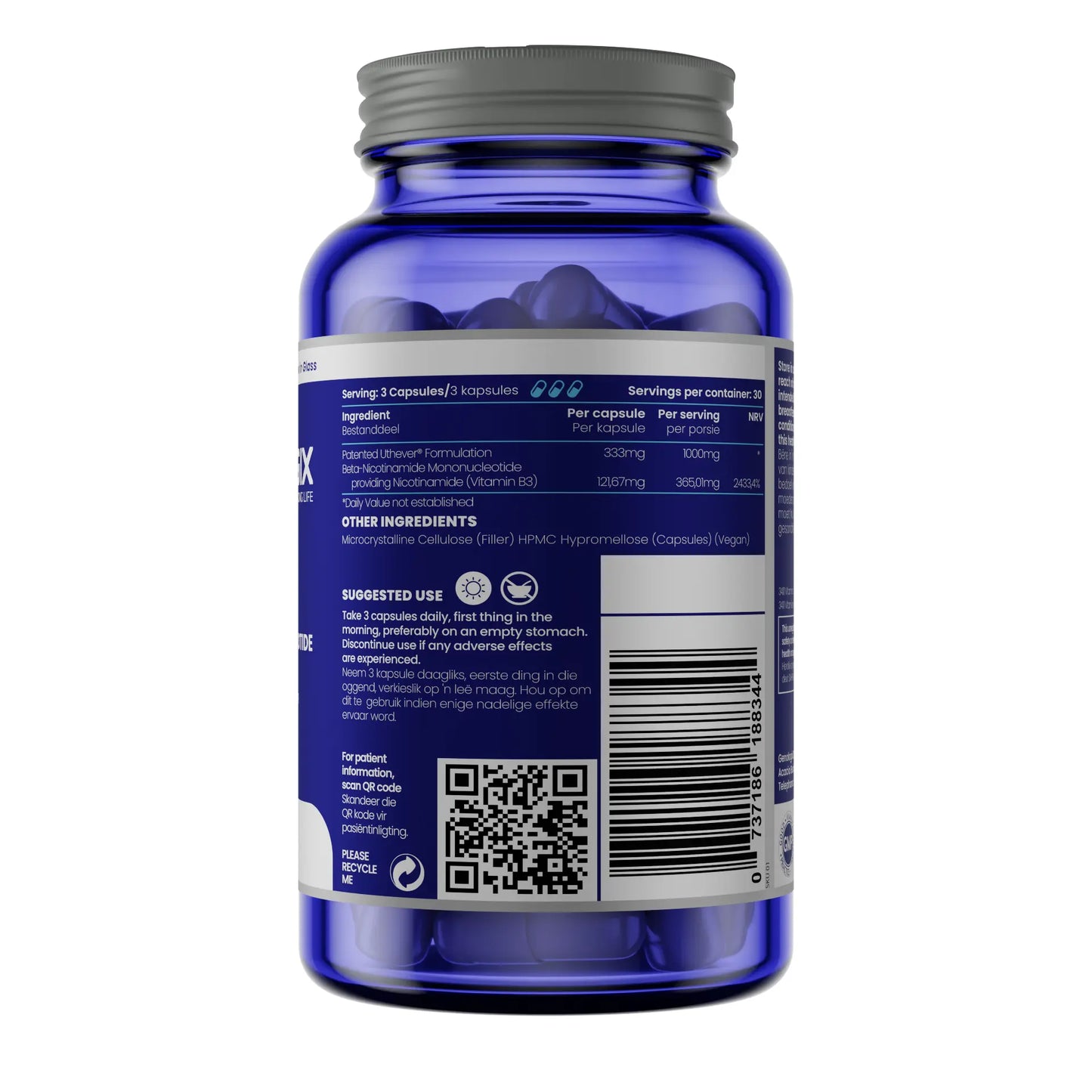 NMN 1000mg (Nicotinamide Mononucleotide) Anti-Aging Genologix