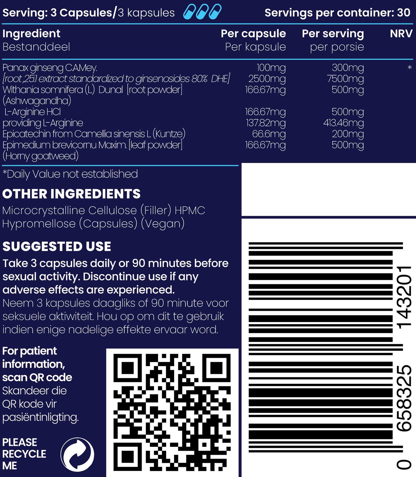 SHE |HER 30 Day Sexual Enhancer - Libido Booster