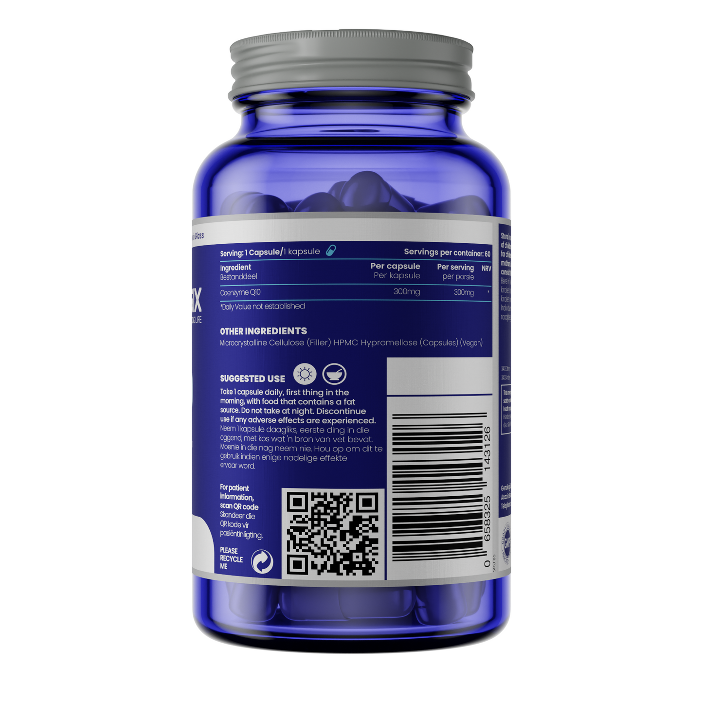 CoQ10 - 300mg 60 Servings x 60 Capsules