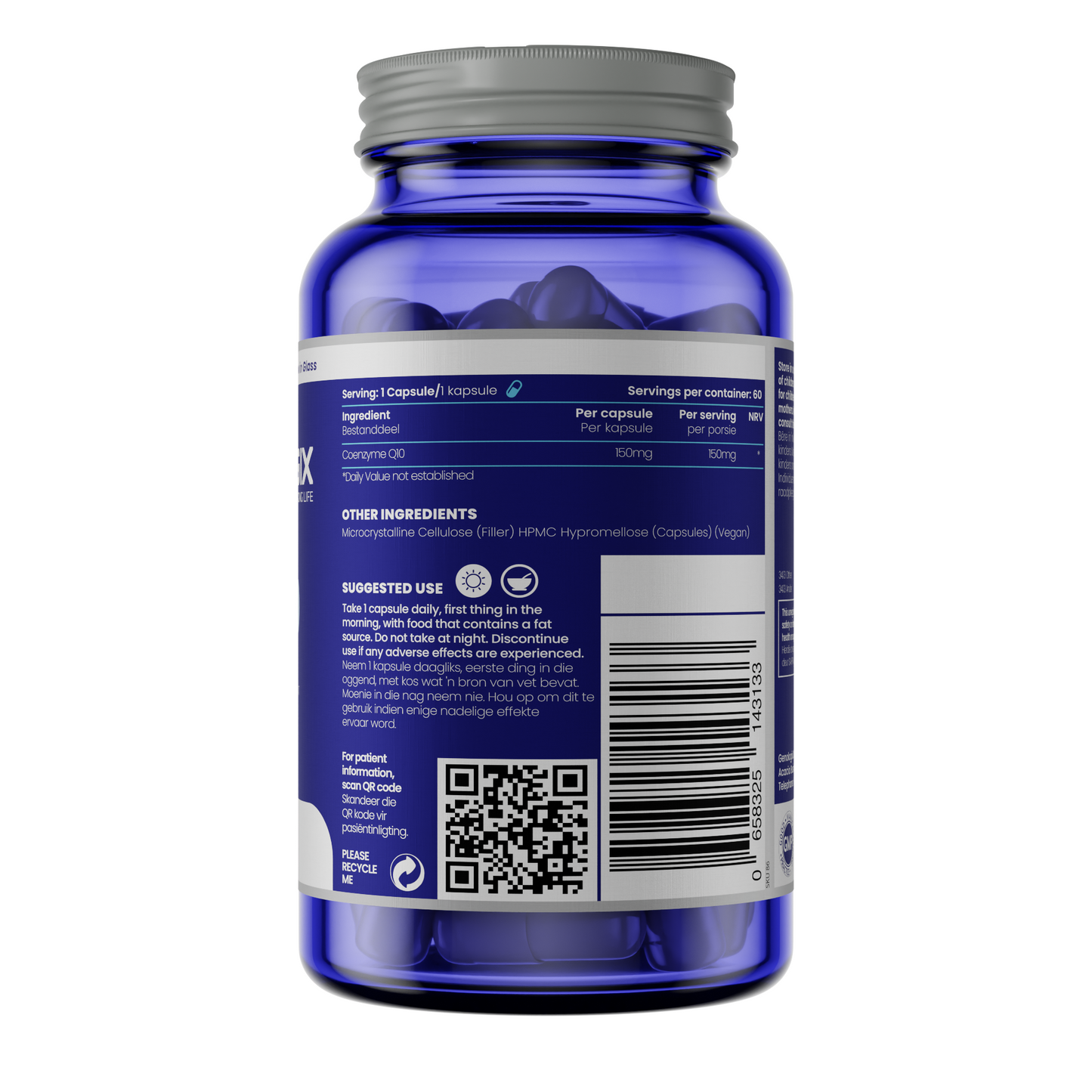 CoQ10 - 150mg 60 Servings x 60 Capsules