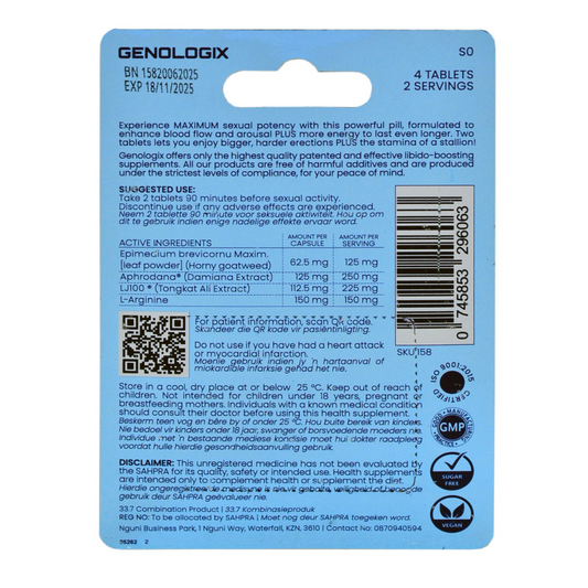 HE | HIM POTENCY ™ Patented Libido Booster Genologix