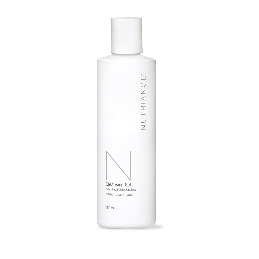 NUTRIANCE cleansing gel bottle on a white background