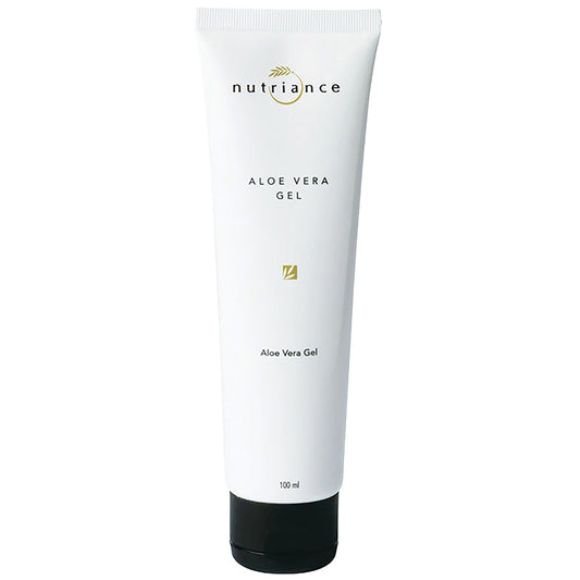 Tube of Nutriance Aloe Vera Gel on a white background