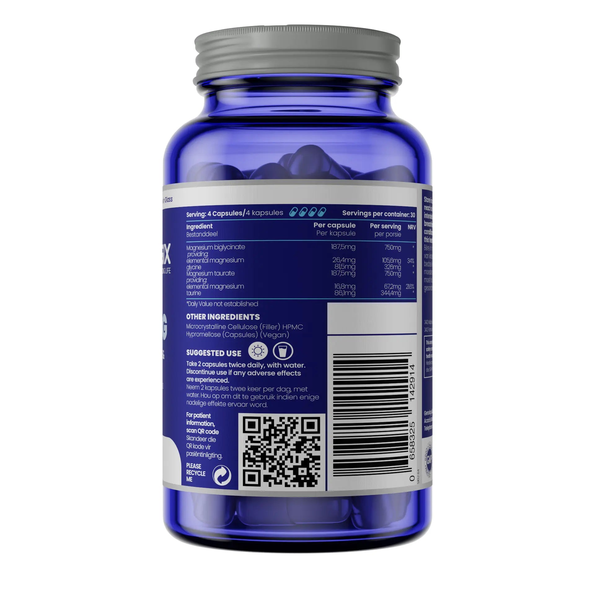 BodyMAG (Magnesium Biglycinate and Magnesium Taurate) Genologix