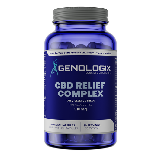 CBD Relief Complex stress and pain supplements.