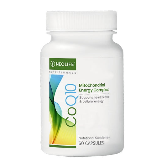 Neolife CoQ10 supplement bottle on a white background