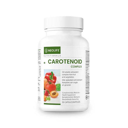 Neolife Carotenoid Complex supplement bottle on a white background
