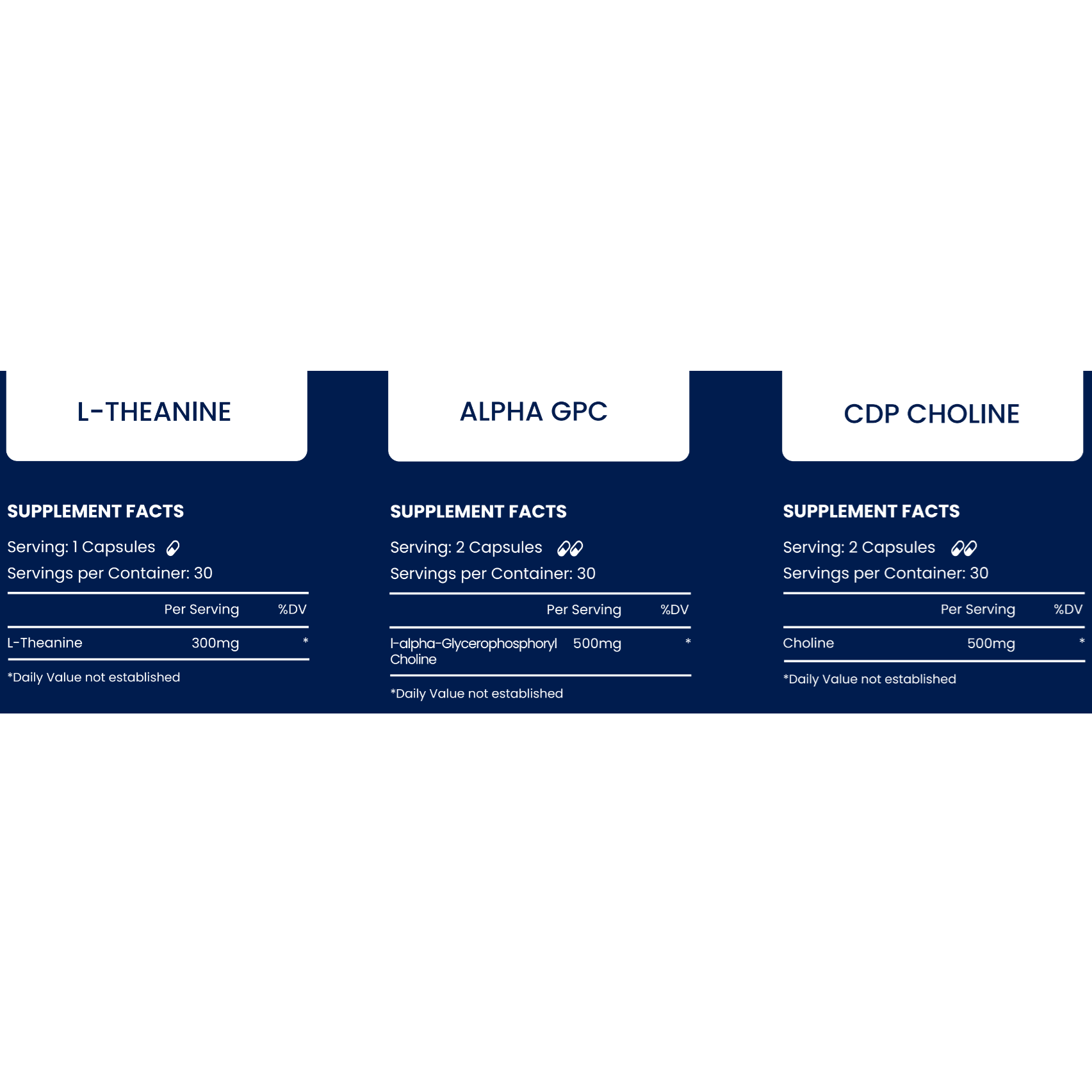 Ultimate Cognitive Wellness bundle of supplements leaflet