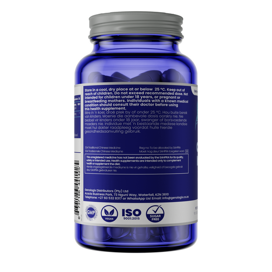 Supplement facts and ingredients of Cordyceps Mushroom 1000mg capsules.