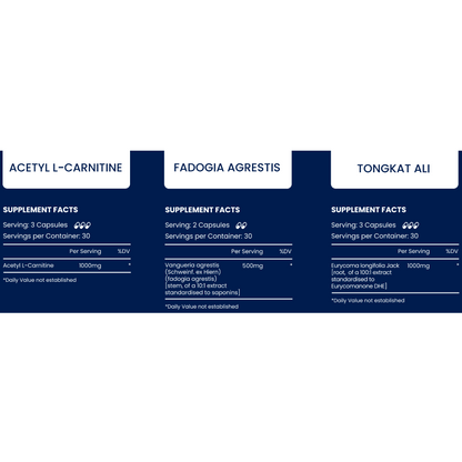 Description and ingredients leaflet of Powerblast Wellness Goal bundle.