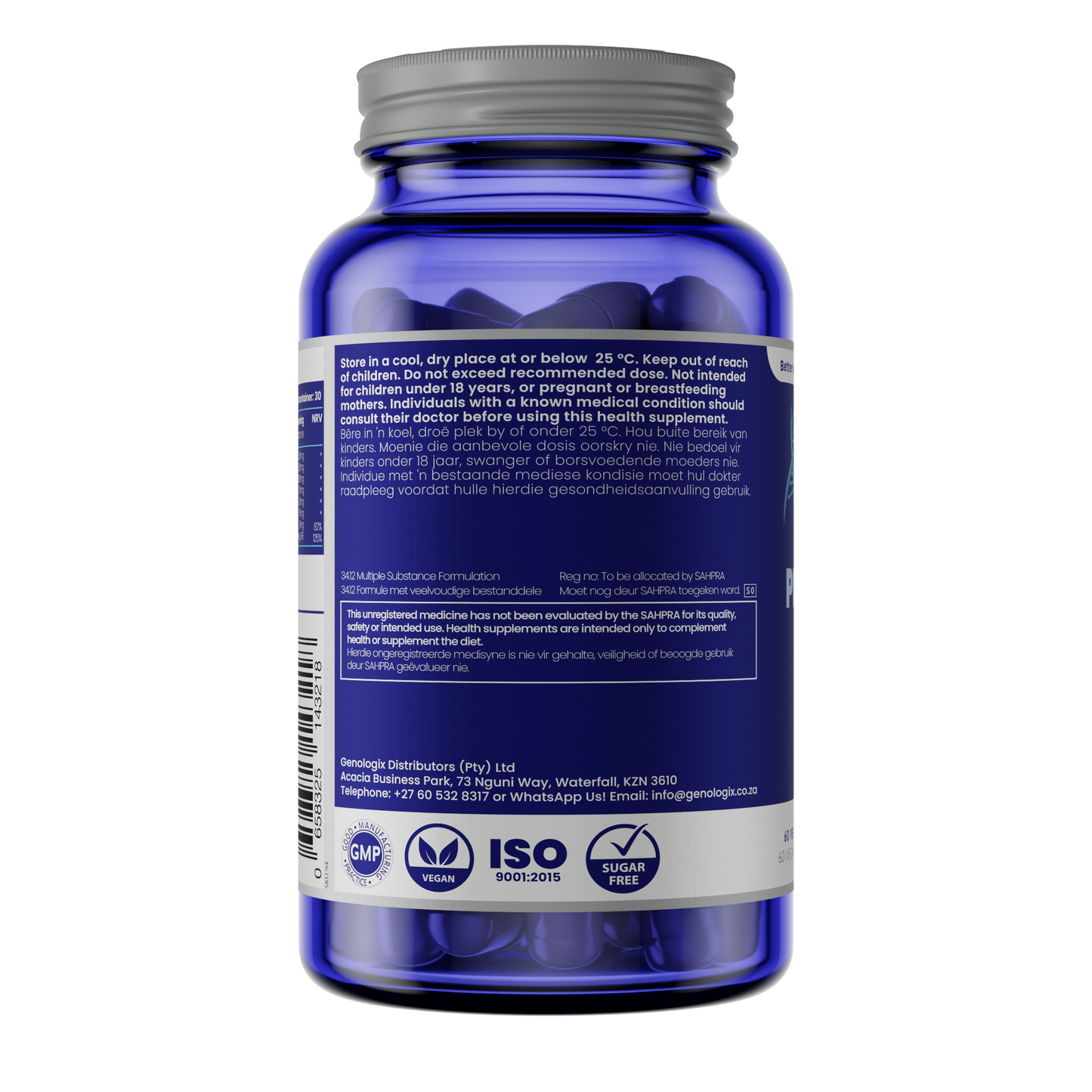 Details and ingredients of Probalance reproductive health supplements