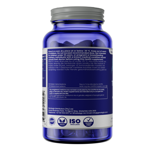 Supplement details and ingredients of Tongkat Ali 1000mg capsules.