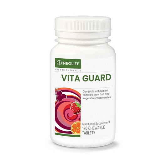 Neolife Vita Guard supplement bottle on a white background