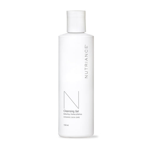 NUTRIANCE cleansing gel bottle on a white background