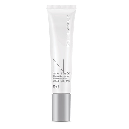 NUTRIANCE Insta-Lift Eye Gel tube on a white background