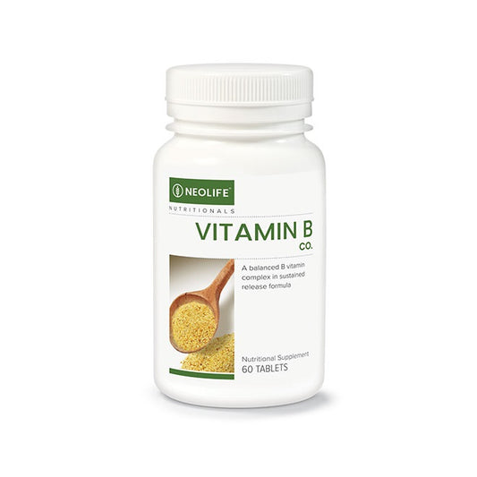 Neolife Vitamin B in a white bottle